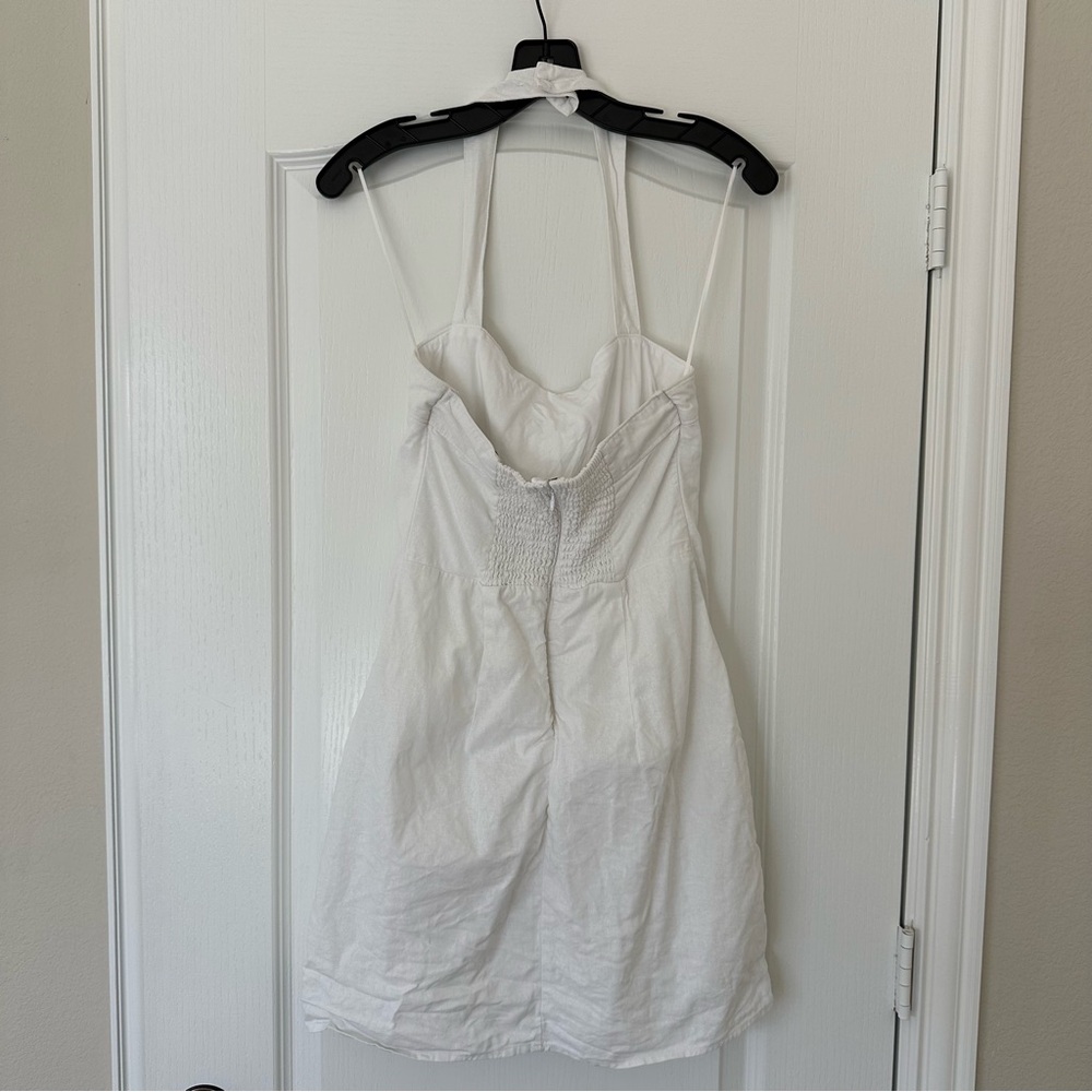 Abercrombie & Fitch white linen dress - Picture 2 of 3
